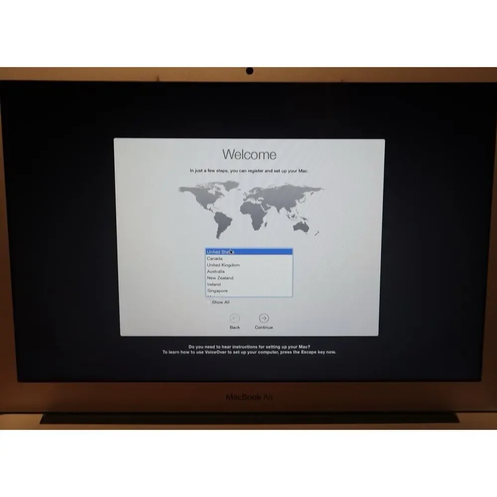Clean Apple MacBook Air 13” i5 128GB SSD Fully Reset & Working